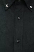 Load image into Gallery viewer, Robert Friedman Elegant Black Cotton Button-Down Shirt
