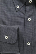 Load image into Gallery viewer, Robert Friedman Chic green button-down shirt with a regular fit
