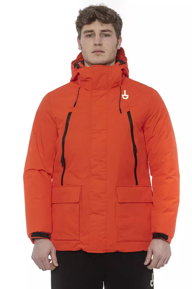 Tond Rote Polyester Männer Jacke