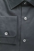 Load image into Gallery viewer, Robert Friedman Elegant Medium Slim Collar Black Shirt
