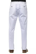 Load image into Gallery viewer, PT Torino Chic white cotton blend trousers for men
