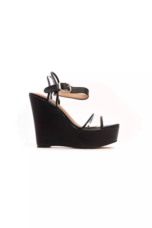 Péché Originel Elevate your look with chic transparent wedge sandals