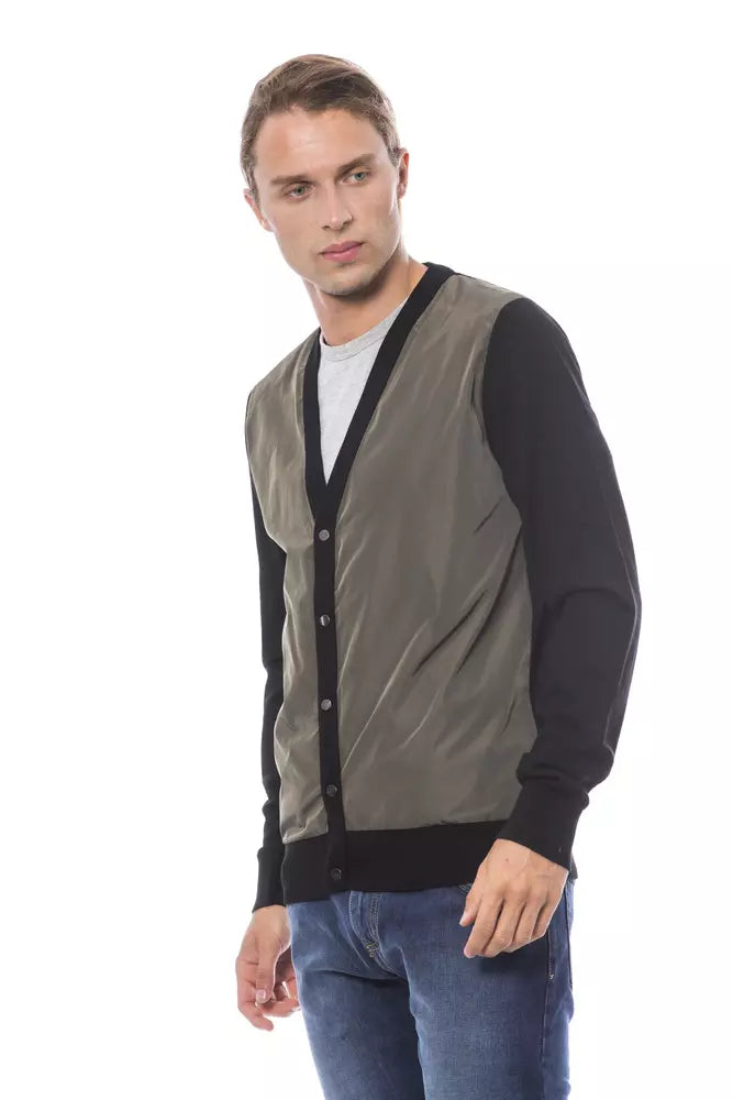 Verri Multicolor Wolle Herren Strickjacke