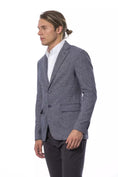 Load image into Gallery viewer, Verri Elegant blue single-breasted blazer
