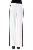 Load image into Gallery viewer, BYBLOS Elegant white trousers with stripe detail
