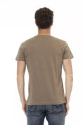 Load image into Gallery viewer, Trussardi Action Vibrant luxury V-neck t-shirt with chic print
