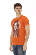 Bild in Galerie-Betrachter laden, Trussardi Action Orange Baumwolle Männer T-Shirt
