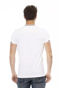 Load image into Gallery viewer, Trussardi Action Elegant white tee with an artistic front print
