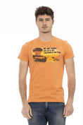 Bild in Galerie-Betrachter laden, Trussardi Action Orange Baumwolle Männer T-Shirt
