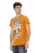 Bild in Galerie-Betrachter laden, Trussardi Action Orange Baumwolle Männer T-Shirt
