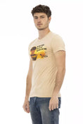 Bild in Galerie-Betrachter laden, Trussardi Action Beige Baumwolle Männer T-Shirt
