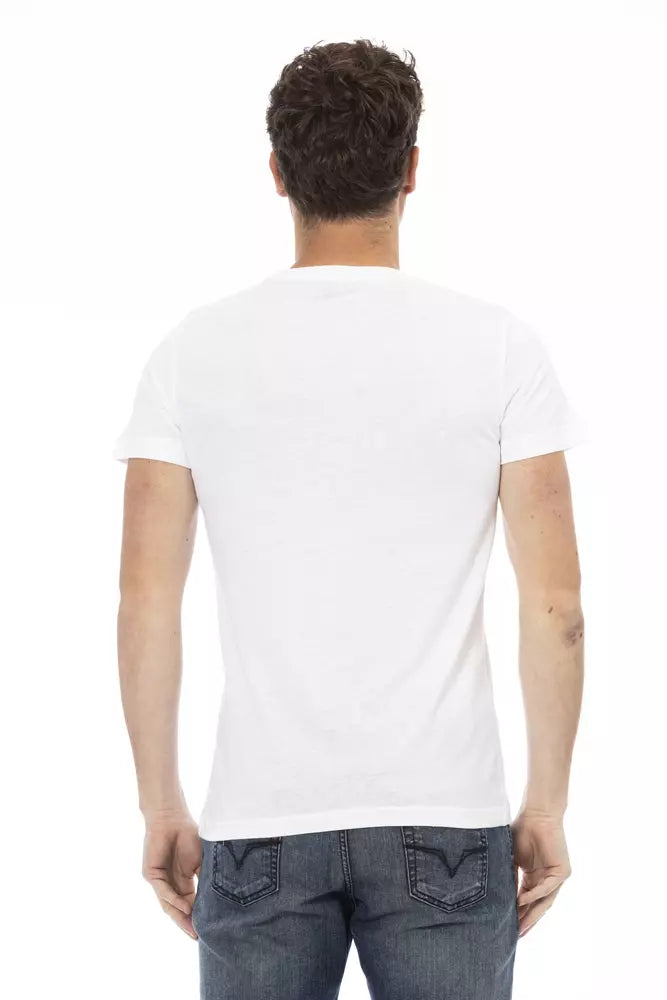 Trussardi Action Weißes Baumwolle Männer T-Shirt