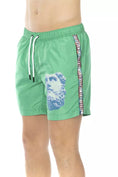 Load image into Gallery viewer, Bikkembergs Degradé print swim shorts with pockets
