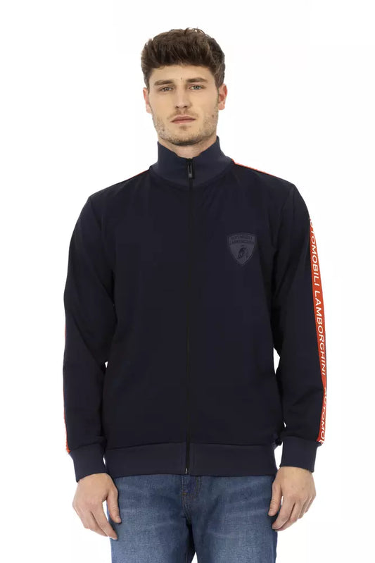 Automobili Lamborghini Chic zip-up sweatshirt with iconic sleeve detail