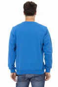 Load image into Gallery viewer, Automobili Lamborghini Cerulean crewneck with maxi logo print
