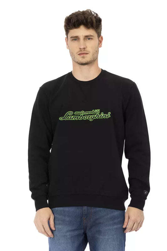 Automobili Lamborghini Smooth cotton crew neck sweatshirt with logo