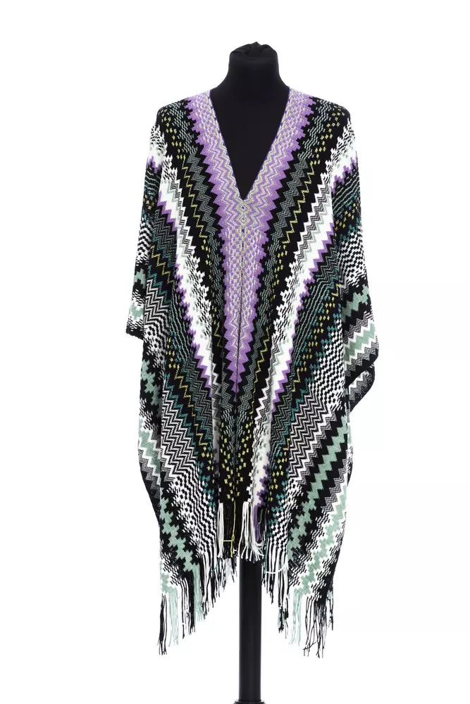 Missoni Multicolor Wolle Frauen Poncho