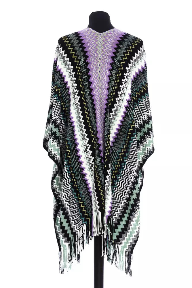 Missoni Multicolor Wolle Frauen Poncho