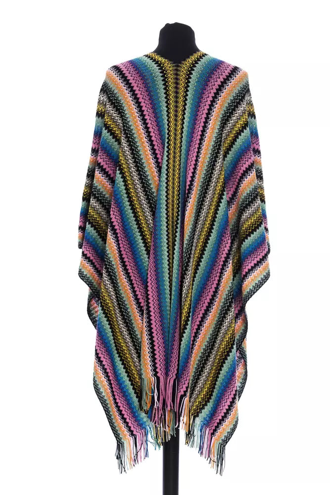 Missoni Multicolor Wolle Frauen Poncho