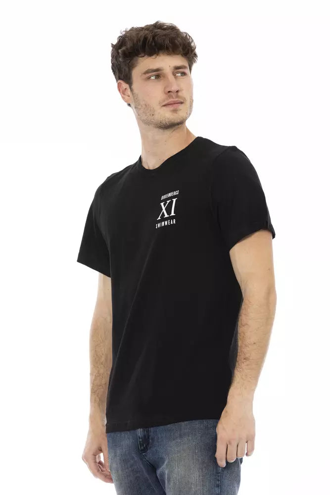 Bikkembergs Schwarzes Baumwolle Männer T-Shirt