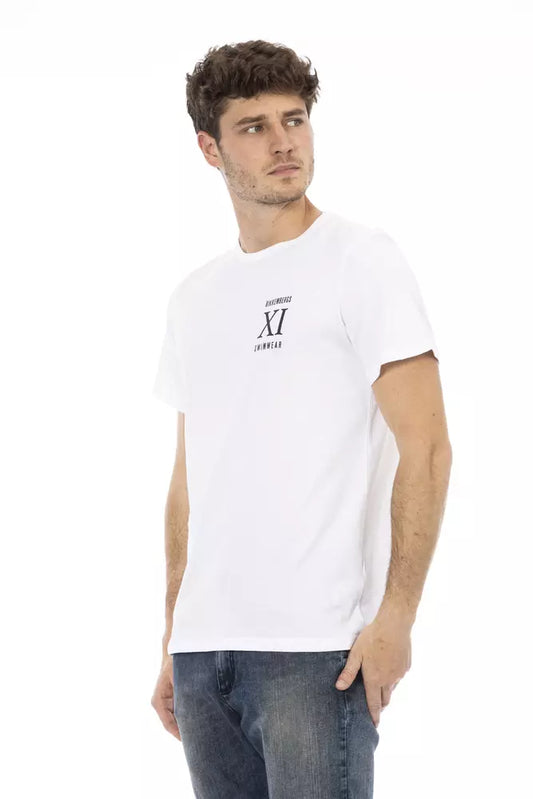 Bikkembergs Weißes Baumwolle Männer T-Shirt