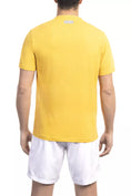 Load image into Gallery viewer, Bikkembergs Sunny yellow cotton t-shirt with logo detail on the back
