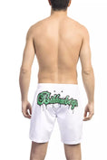 Load image into Gallery viewer, Bikkembergs Elegant white swim shorts with logo detail
