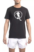 Load image into Gallery viewer, Bikkembergs Smooth T-shirt in black cotton blend with print
