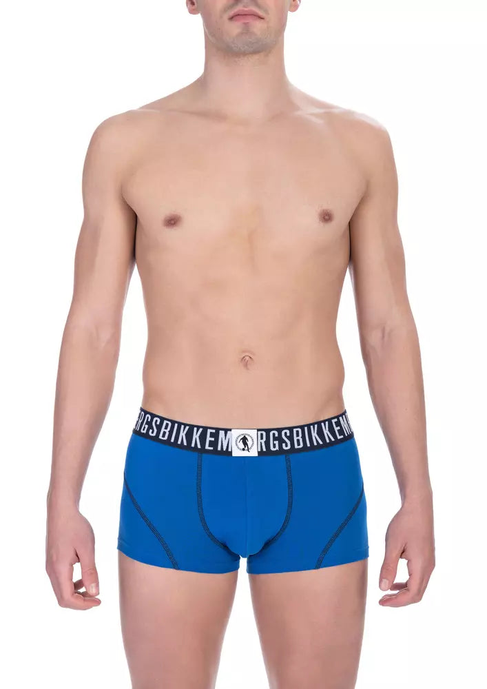 Bikkembergs Blau Baumwolle Männer Unterwäsche Trunk