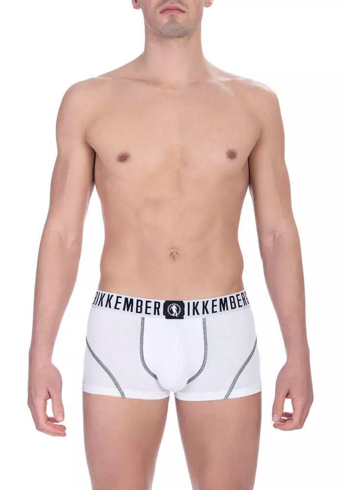 Bikkembergs Weiß Baumwolle Männer Unterwäsche Trunk