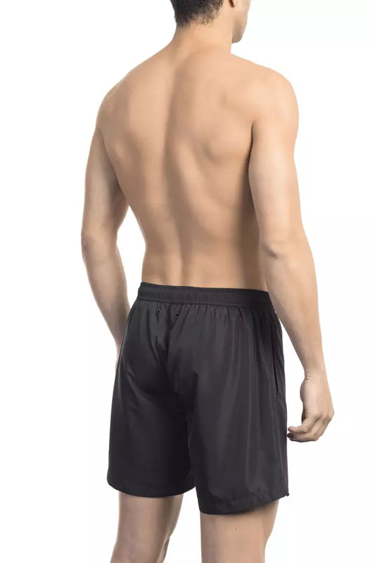 Bikkembergs Chic swim shorts with drawstring and graphic print