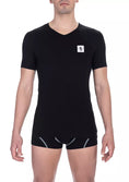 Load image into Gallery viewer, Bikkembergs Slim V-neck t-shirt made from cotton blend
