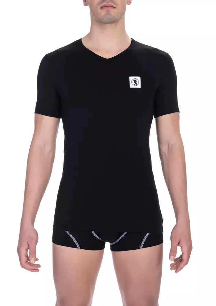 Bikkembergs Slim V-neck t-shirt made from cotton blend