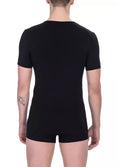 Load image into Gallery viewer, Bikkembergs Slim V-neck t-shirt made from cotton blend
