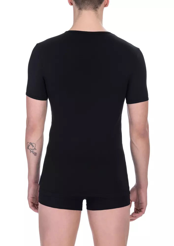 Bikkembergs Slim V-neck t-shirt made from cotton blend