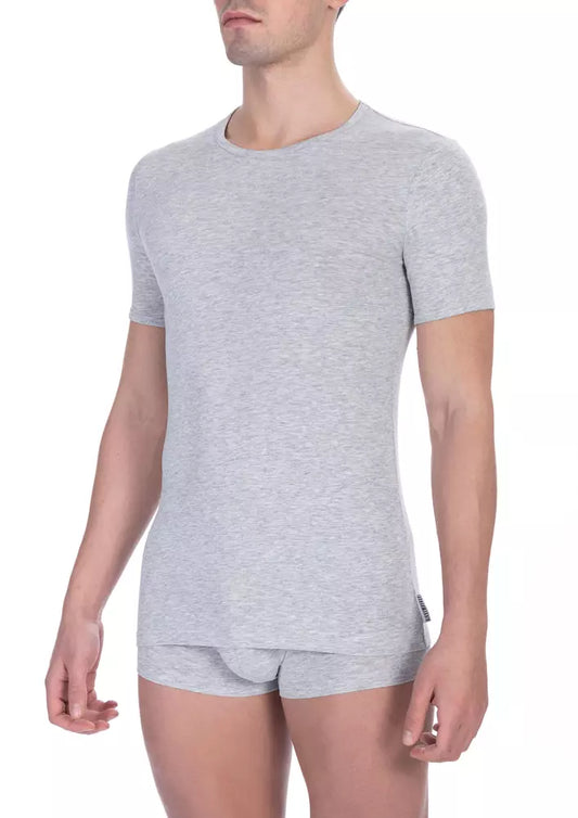 Bikkembergs Slim Bi-Pack Cotton Crew Neck T-Shirts