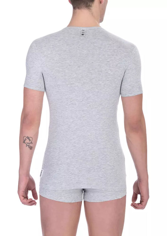 Bikkembergs Slim Bi-Pack Cotton Crew Neck T-Shirts