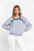 Resmi galeri görüntüleyiciye yükleyin, Trussardi Yüksek kaliteli gündelik şık büyük beden sweatshirt
