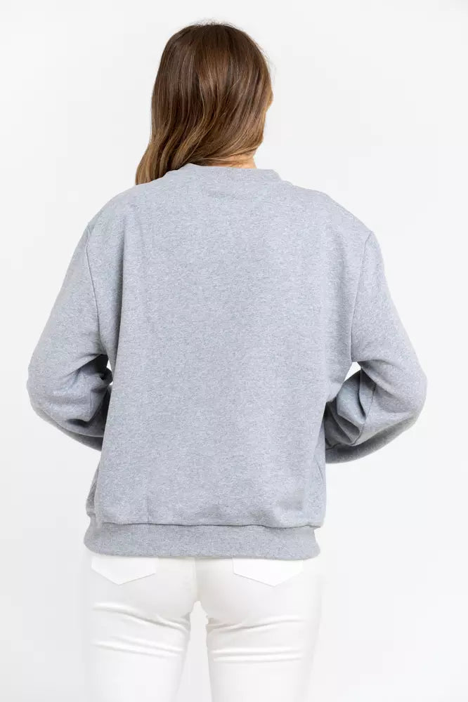 Trussardi Yüksek kaliteli gündelik şık büyük beden sweatshirt