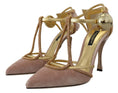 Load image into Gallery viewer, Dolce & Gabbana Elegante Rosa Kristall-Pumps mit hohen Absätzen
