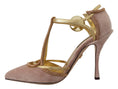 Load image into Gallery viewer, Dolce & Gabbana Elegante Rosa Kristall-Pumps mit hohen Absätzen
