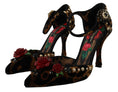 Load image into Gallery viewer, Dolce & Gabbana Schicke Leopard-Knöchelriemen-Sandale
