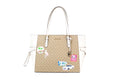 Bild in Galerie-Betrachter laden, Michael Kors Gilly Large Travel Miami Print Signature PVC Tote Handtasche Geldbörse
