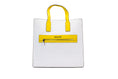 Bild in Galerie-Betrachter laden, Michael Kors Kenly Large Signature Citrus PVC North South Tote Computer Handtasche
