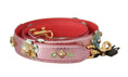 Load image into Gallery viewer, Dolce & Gabbana Elegant shoulder strap made of pink metallic leather
