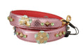 Load image into Gallery viewer, Dolce & Gabbana Elegant shoulder strap made of pink metallic leather
