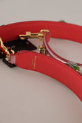 Load image into Gallery viewer, Dolce & Gabbana Elegant shoulder strap made of pink metallic leather
