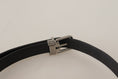 Load image into Gallery viewer, Dolce & Gabbana Elegant belt made of black canvas and leather
