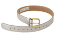 Load image into Gallery viewer, Dolce & Gabbana Engraved Silver Leather Belt
