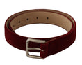 Load image into Gallery viewer, Dolce & Gabbana Elegant velvet belt with logo engraving
